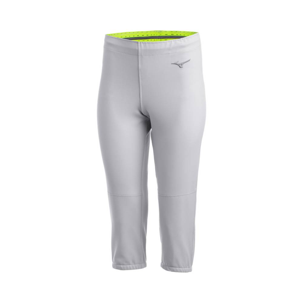 Pantalones Mizuno Stretch - Unbelted Mujer Gris Outlet WRYG-40179